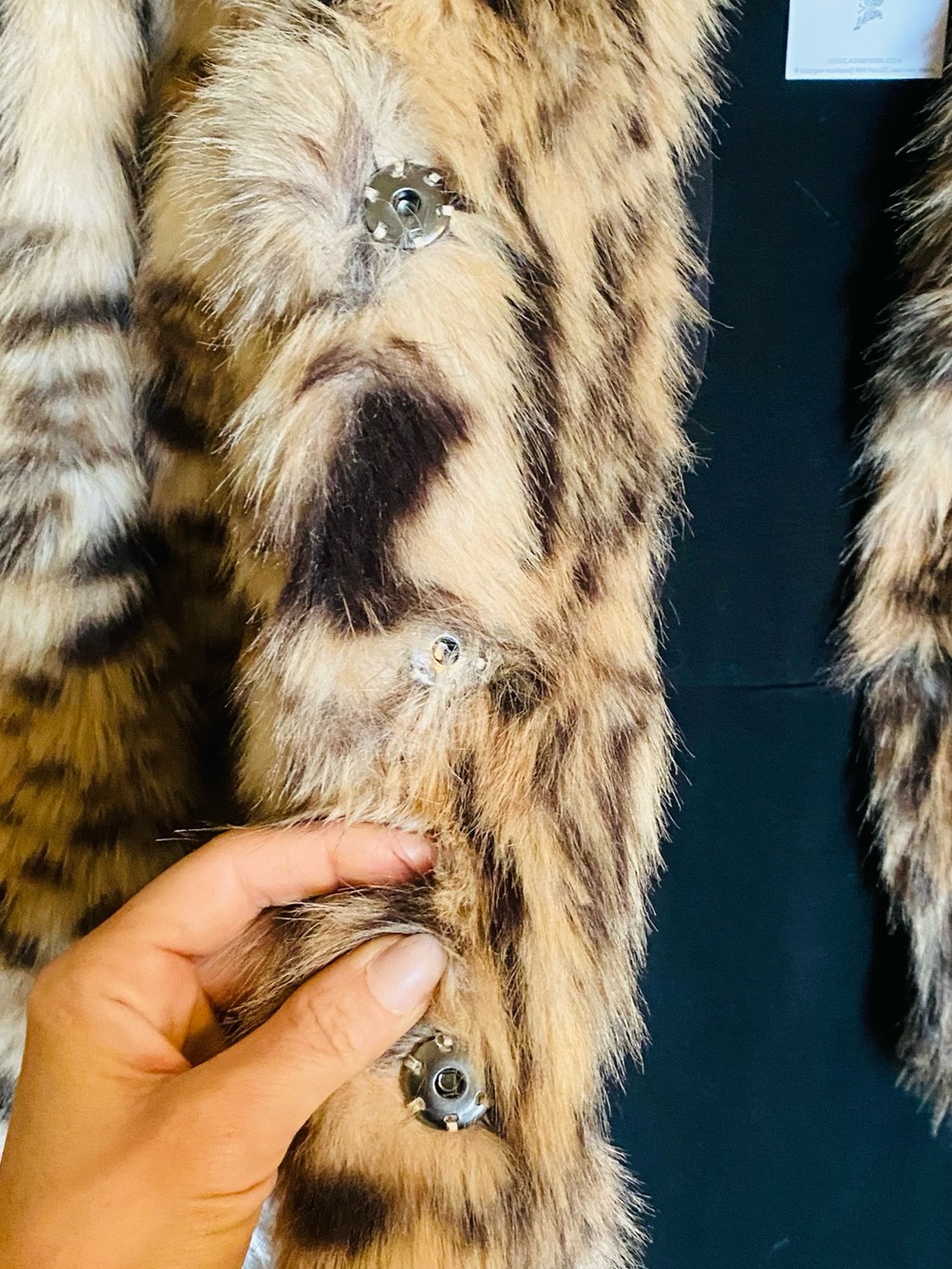NWT Jessica Simpson SUPER SOFT Fur Jacket Leopard-Print - Picture 7 of 10